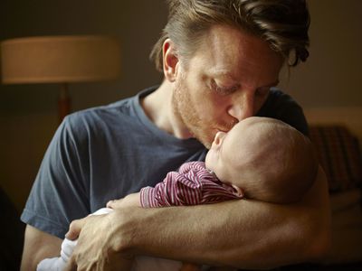 Dad with baby