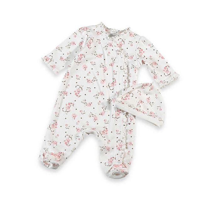 Little Me Footie and Hat Set