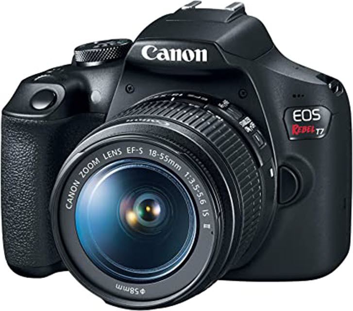 EOS Rebel T7 DSLR Camera with 18-55mm Lens | Built-in Wi-Fi | 24.1 MP CMOS Sensor | DIGIC 4+ Image Processor and Full HD Videos