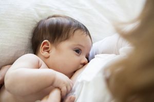 mother breastfeeding baby