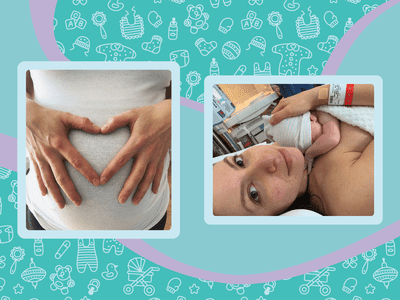 Liz Narins month 9 of pregnancy