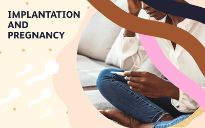 Photo illustration of person reading pregnancy test