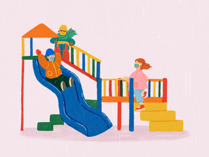 kids playing outside
