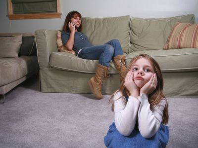 Babysitter neglecting child