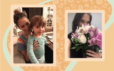 Angelique Serrano and her daughter