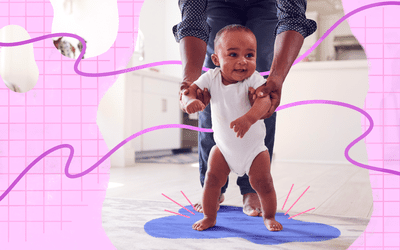 Baby walking