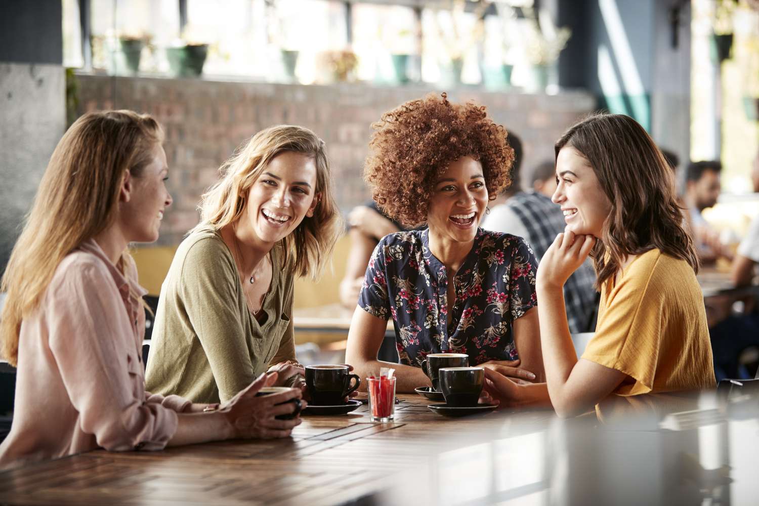 group of women having coffee
