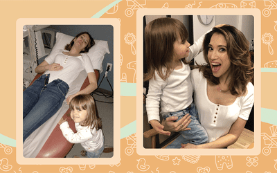 Angelique Serrano and her daughter