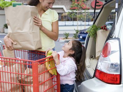 Teach your child how to stay safe when you're walking through parking lots.