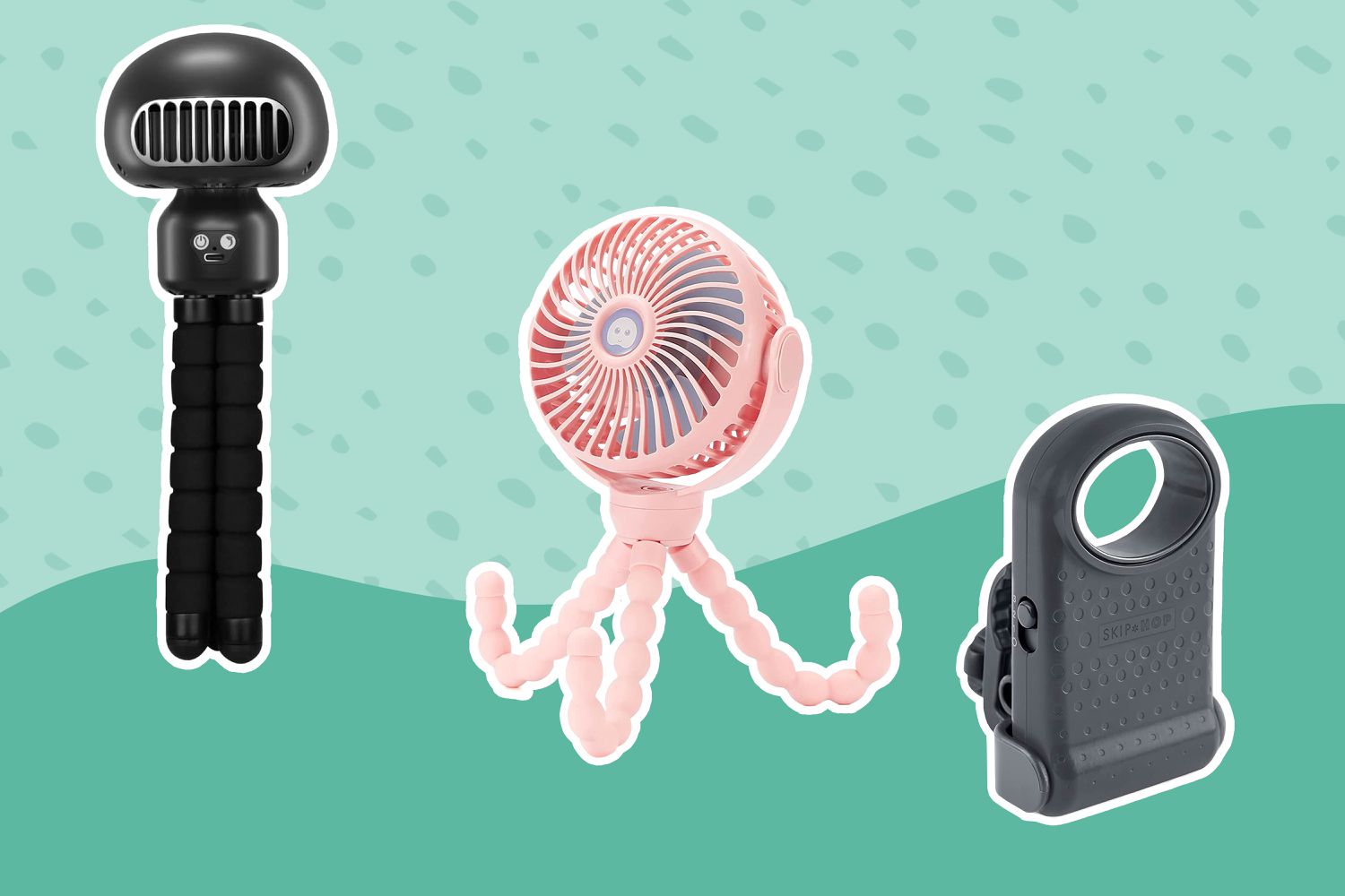 Three different stroller fan options to keep baby cool in the heat