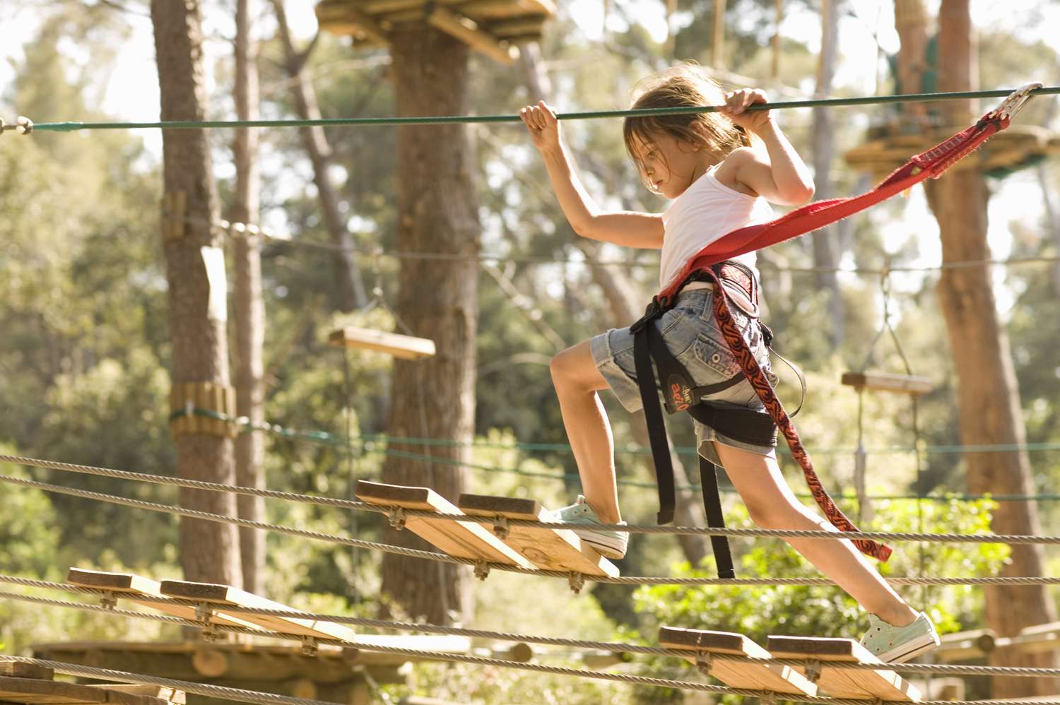 girl Ropes course