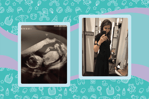 Liz Narins month 3 of pregnancy