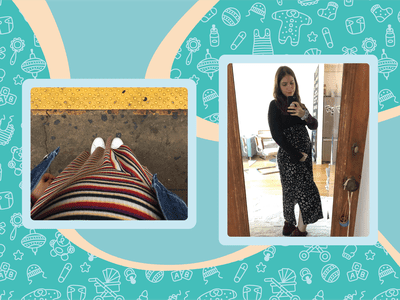 Liz Narins month 4 of pregnancy