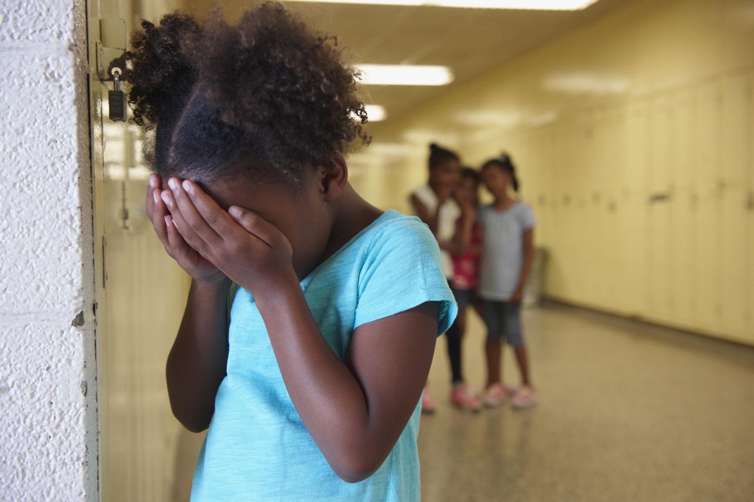 Bullied young girl