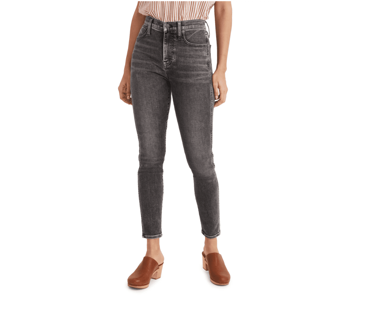 Madewell 10英寸高腰紧身牛仔裤