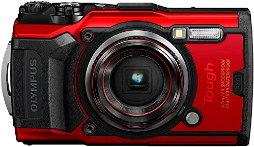 Tough TG-6 Waterproof Camera, Red