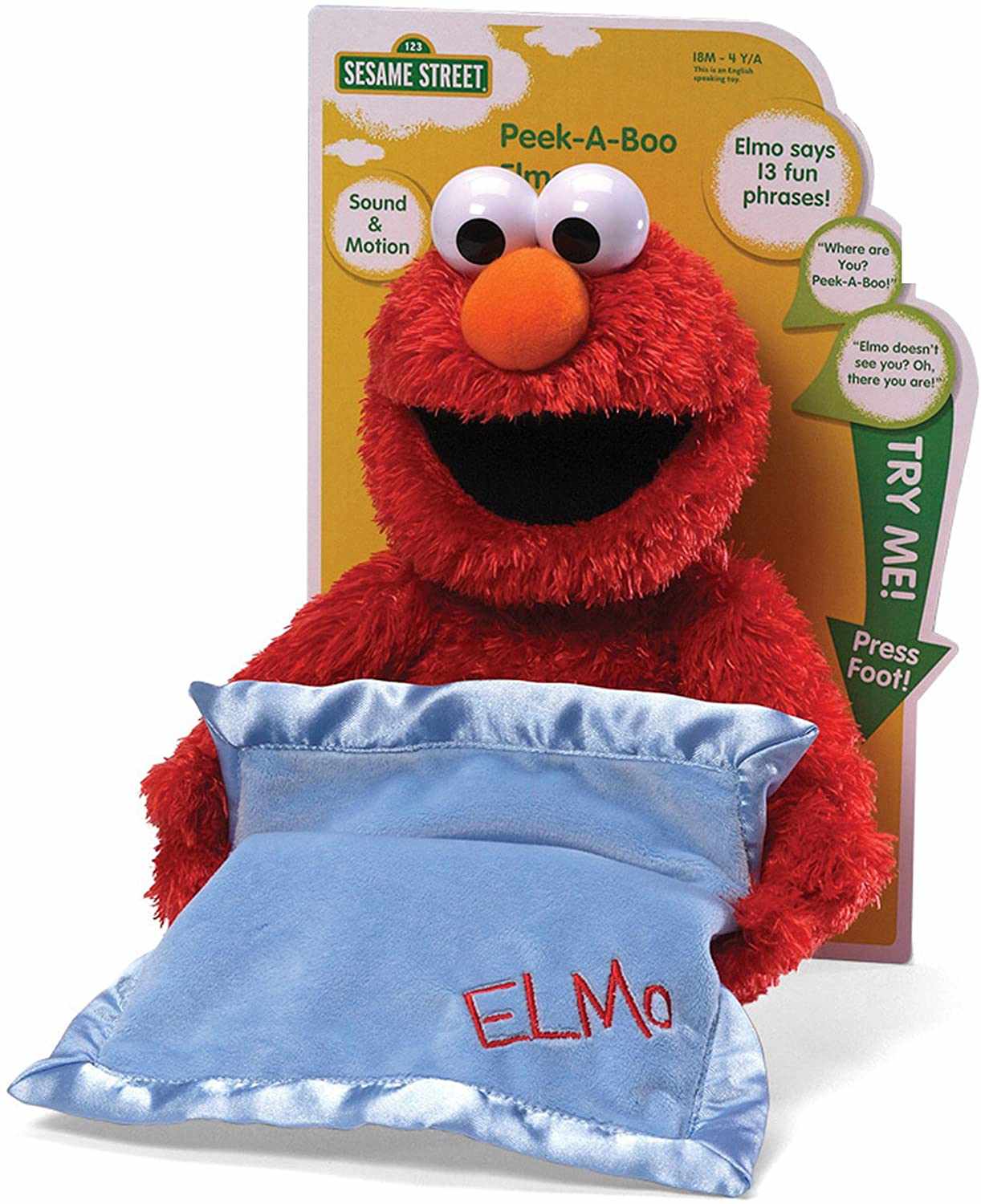 GUND Peek A Boo Elmo