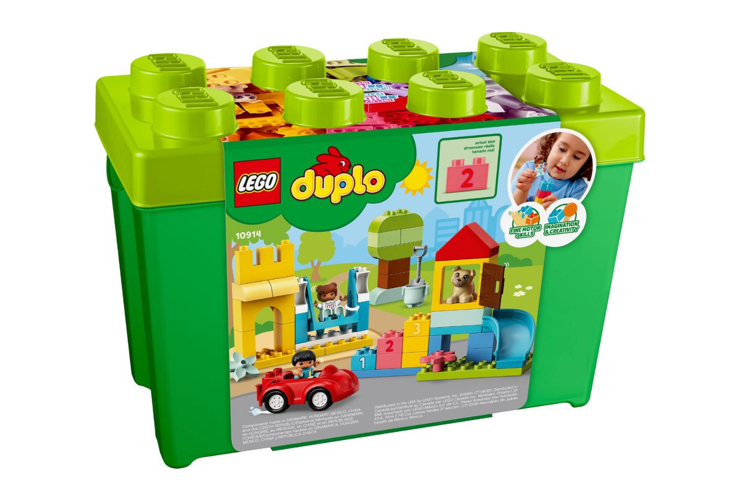 乐高Duplo Classic 85-Piece Deluxe Brick Box