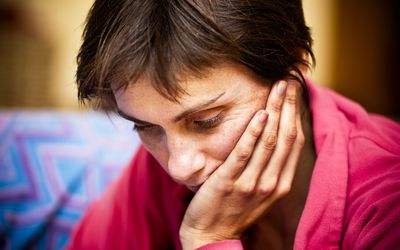 Depressed woman