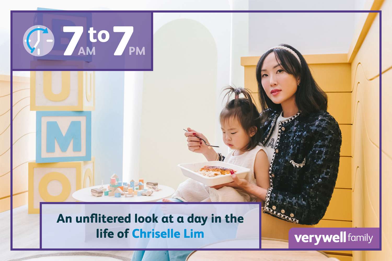 Chriselle Lim和女儿