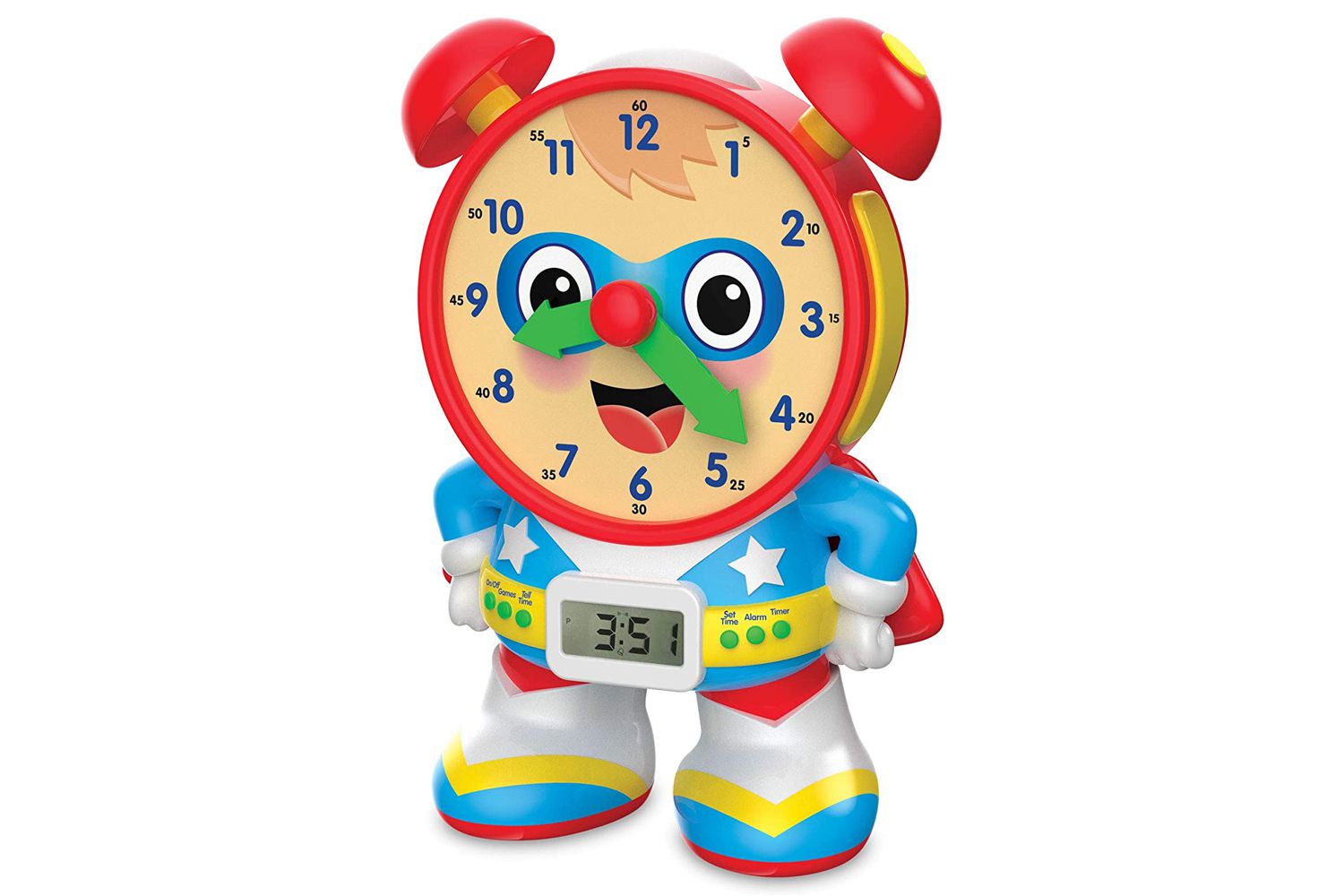 Amazon The Learning Journey Super Telly Teaching Time Clock