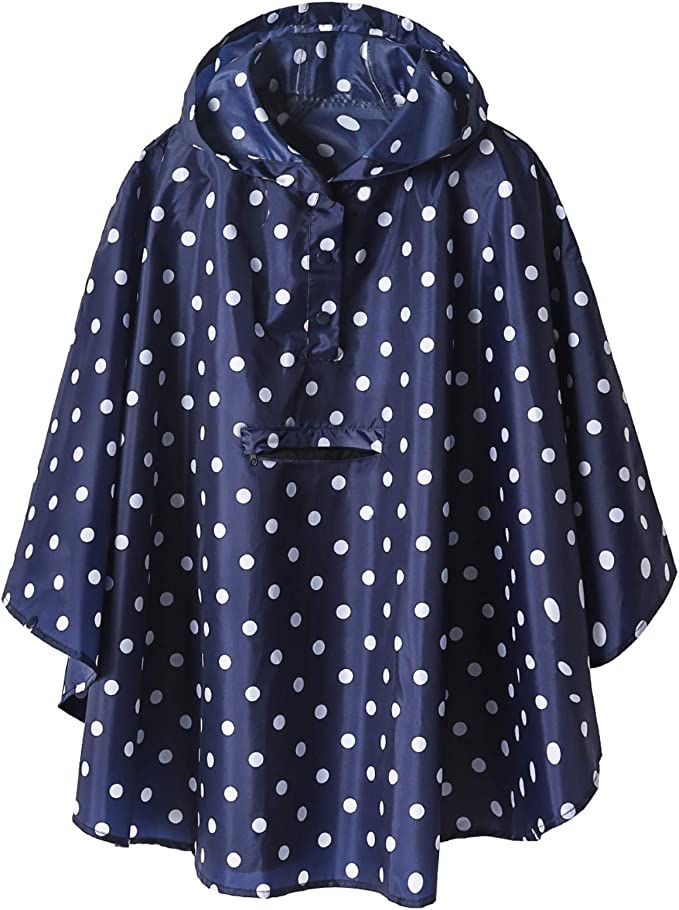 SaphiRose Lightweight Kids Rain Poncho