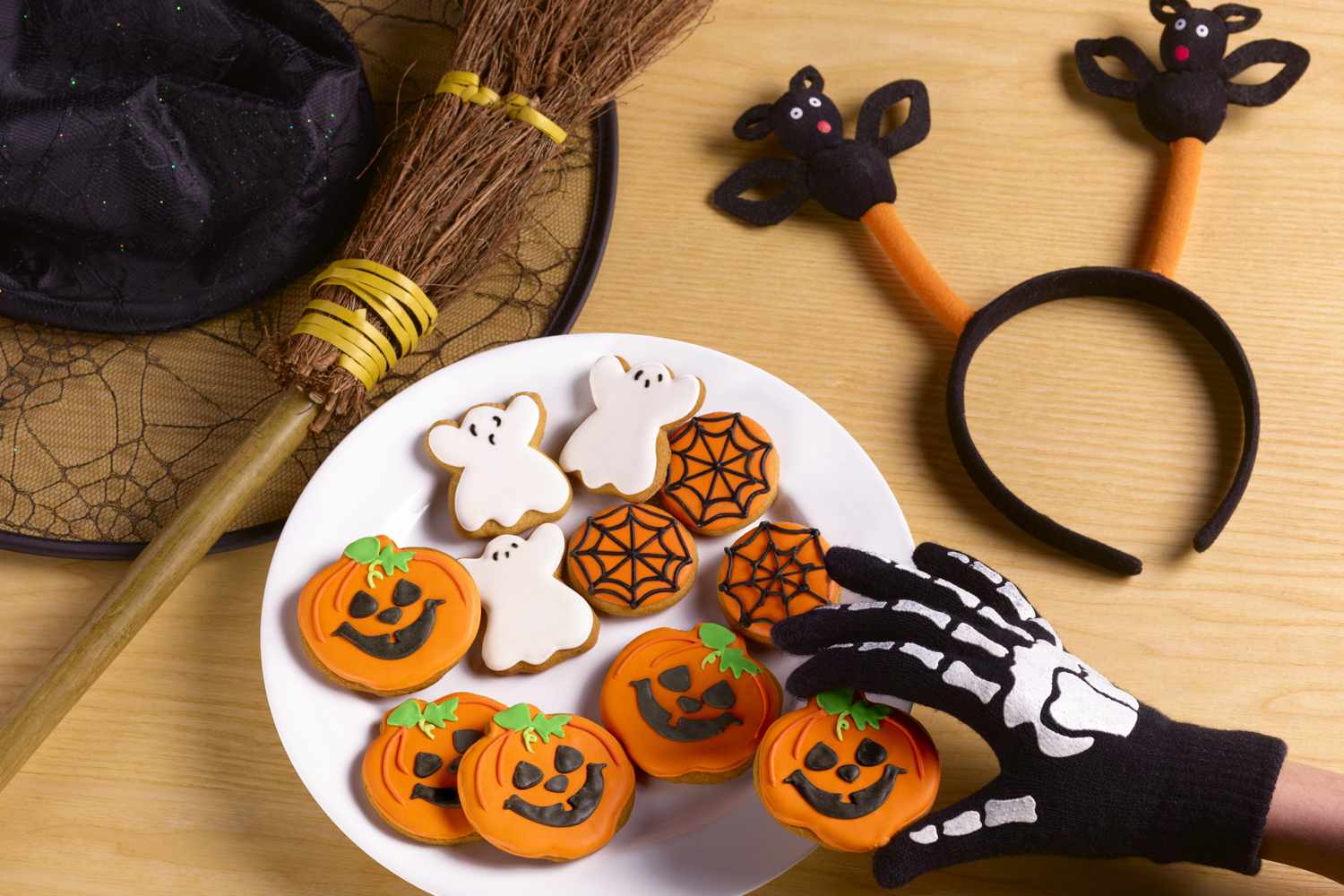 Cookies at a Halloween party