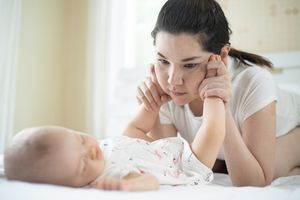depressed new mother