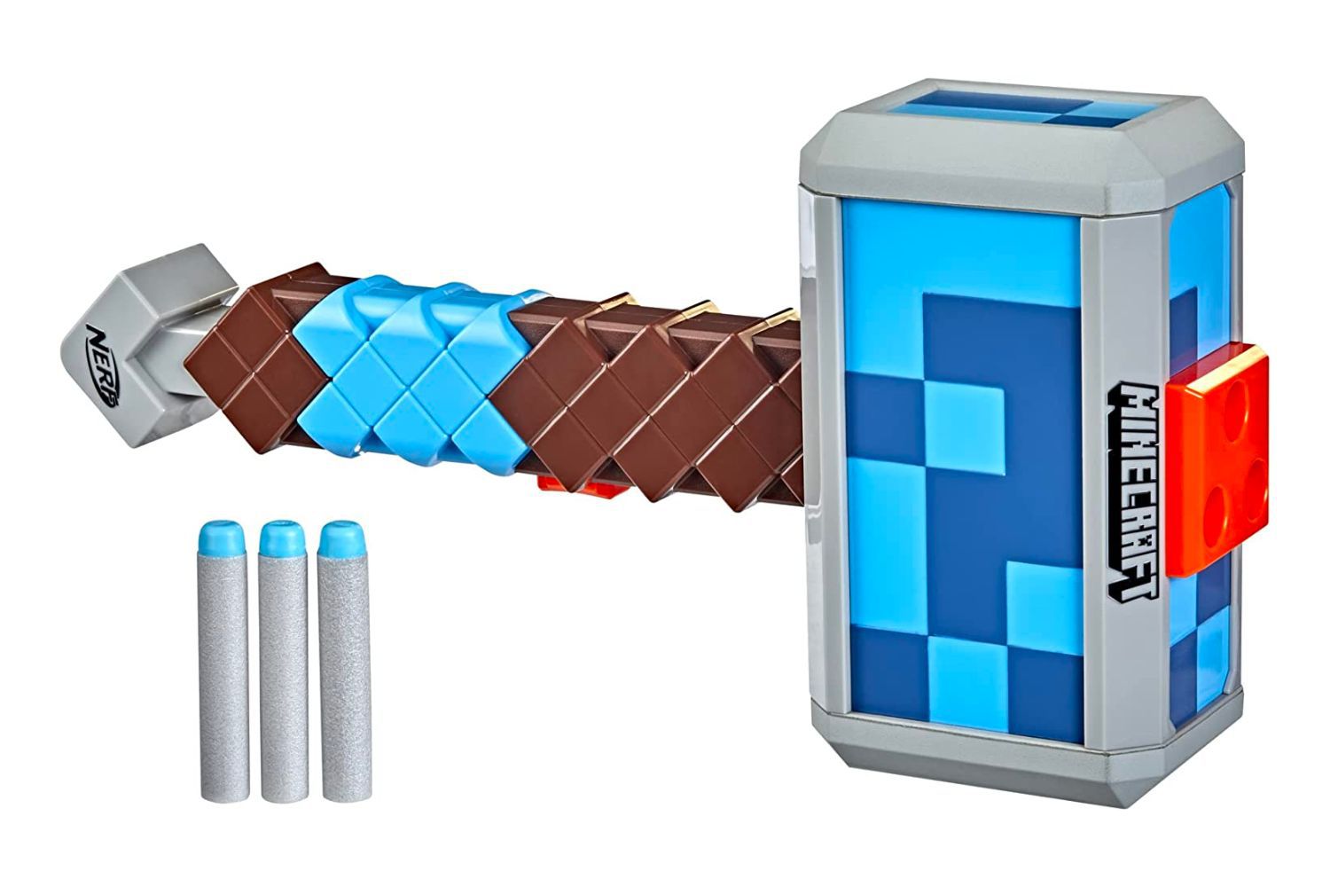 NERF Minecraft Stormlander喷镖锤