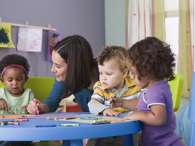 kids in daycare with provider