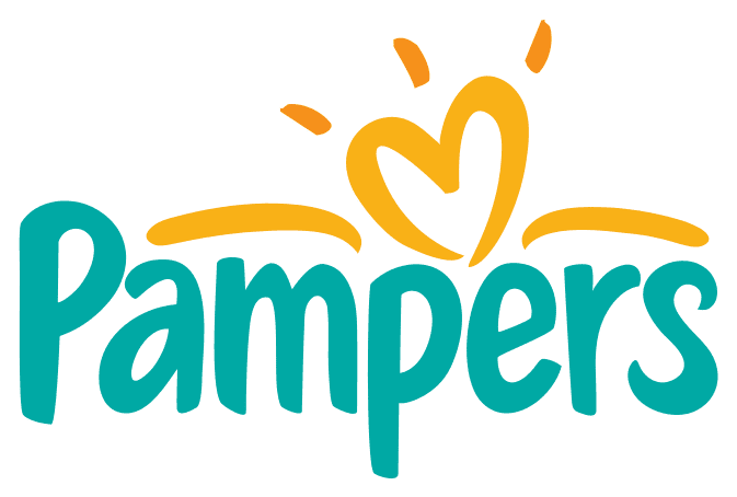 The Pampers logo.