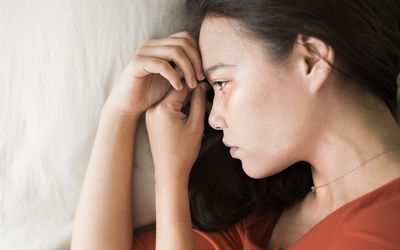depressed woman