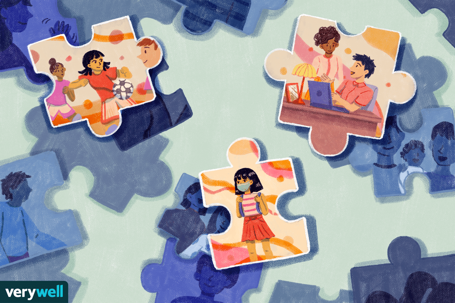 Contact tracing illustration