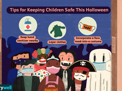 Illustration of Halloween safety tips