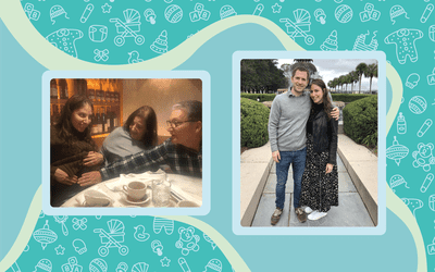Liz Narins month 5 of pregnancy