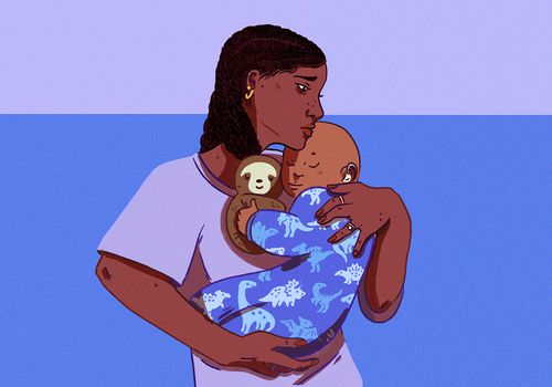 A person holds a baby while looking upset (What to Do When You Feel Like a Bad Parent)