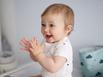 Baby clapping hands