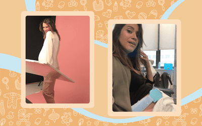 Angelique Serrano 8 months pregnant