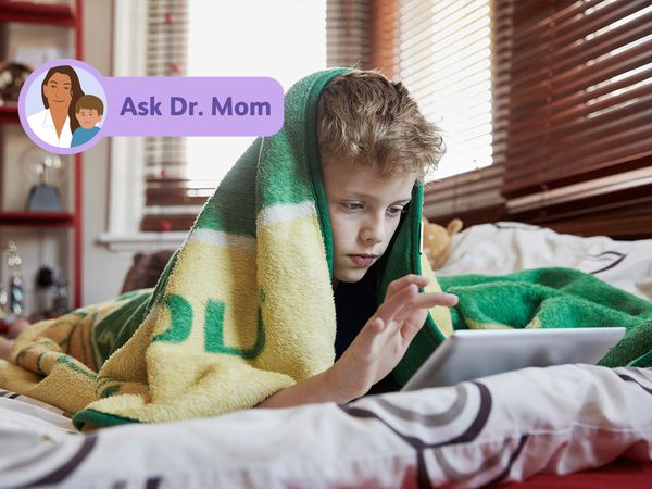 Boy on tablet