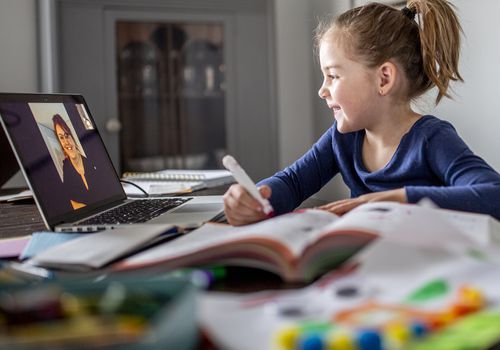Kids can connect with an online tutor if they are engaged in the work.