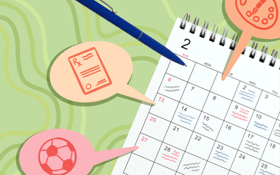photo illustration of calendar